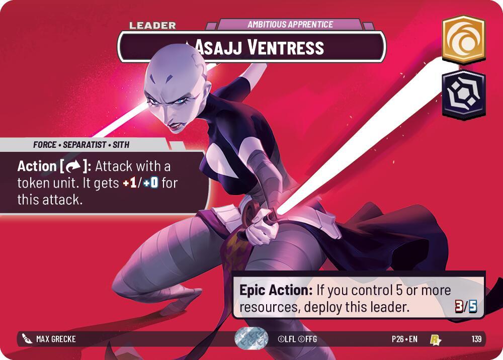 Asajj Ventress - Ambitious Apprentice (Prize Wall)
