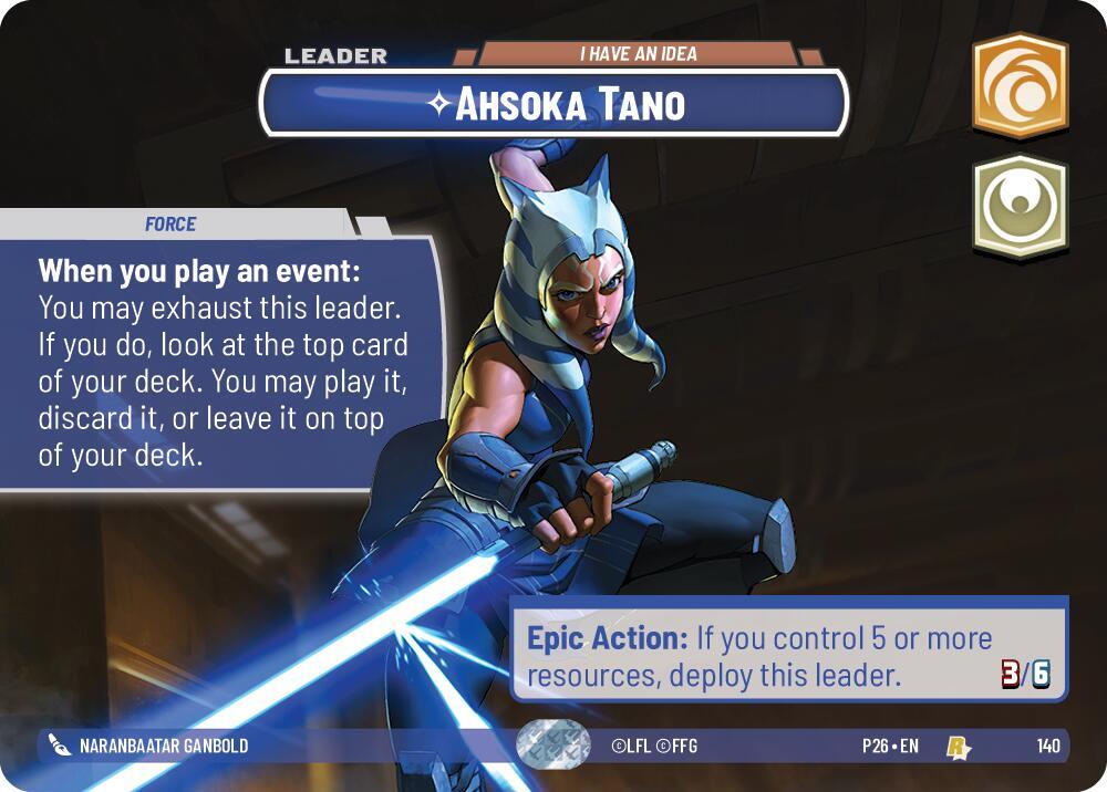 Ahsoka Tano - I Have an Idea (Prize Wall)