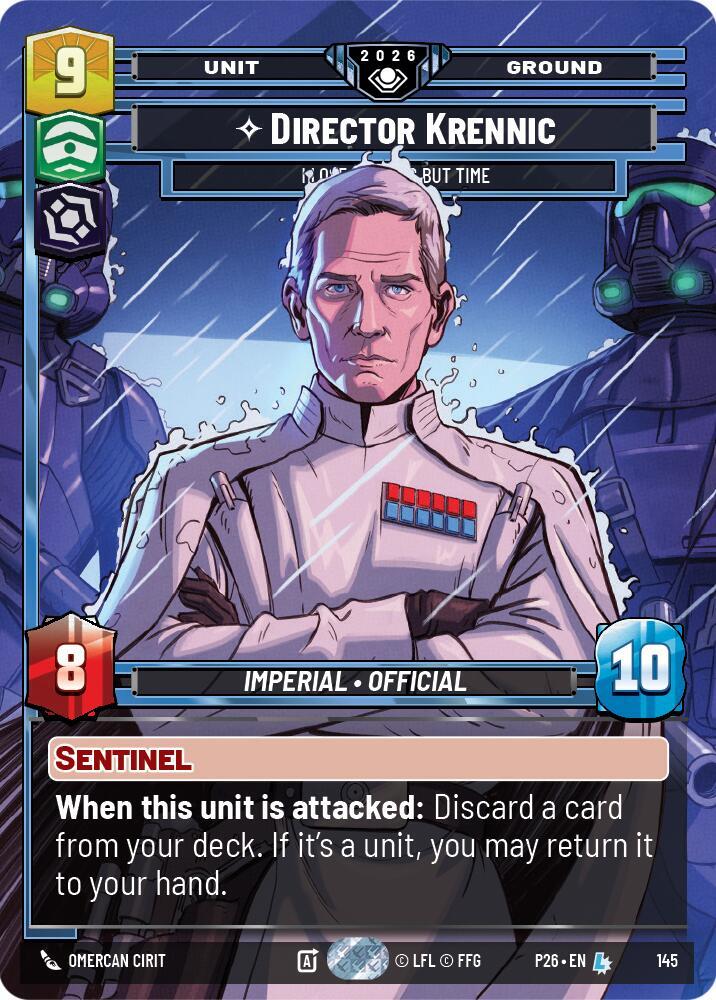 Director Krennic - I Lose Nothing But Time (Prize Wall)