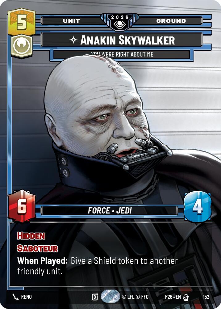 Anakin Skywalker - You Were Right About Me (Prize Wall)