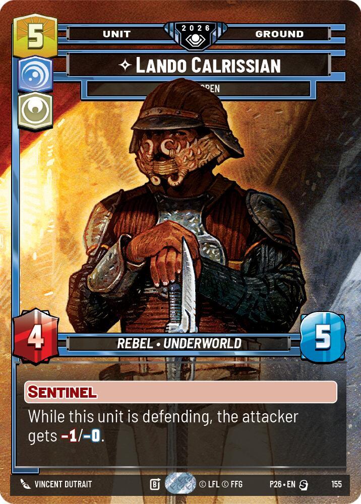 Lando Calrissian - Eyes Open (Prize Wall) (Foil)