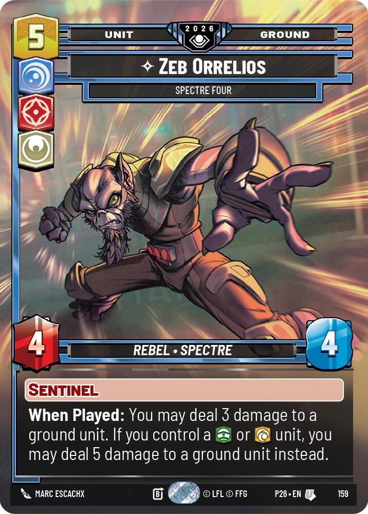 Zeb Orellios - Spectre Four (Prize Wall) (Foil)