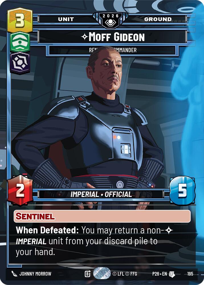 Moff Gideon - Remnant Commander (Top 64)