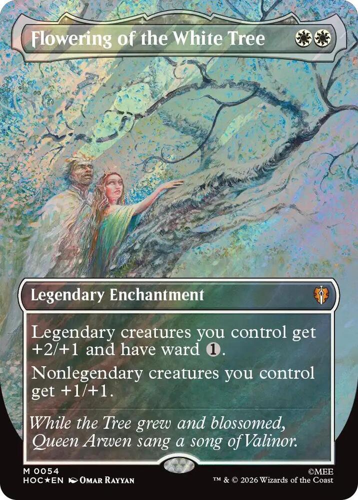 Flowering of the White Tree (Borderless) (Surge Foil)