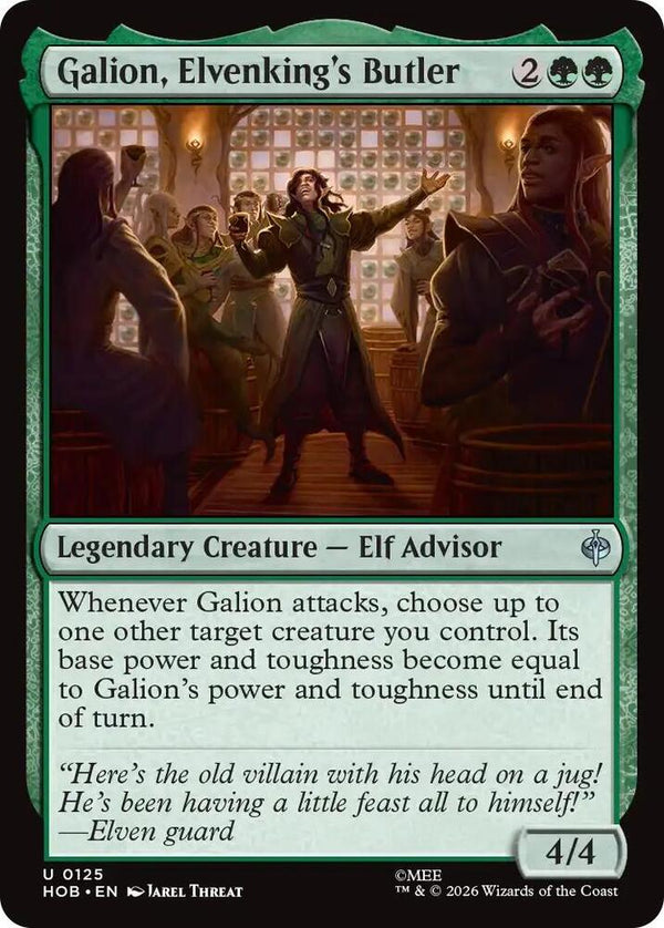 Galion, Elvenking's Butler - Magic: The Gathering