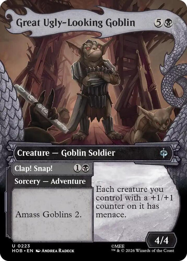 Great Ugly-Looking Goblin (Showcase) - Magic: The Gathering