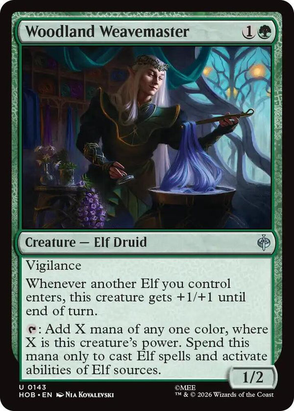 Woodland Weavemaster - Magic: The Gathering