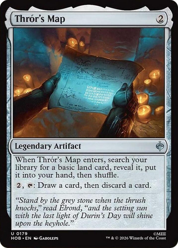Thror's Map - Magic: The Gathering