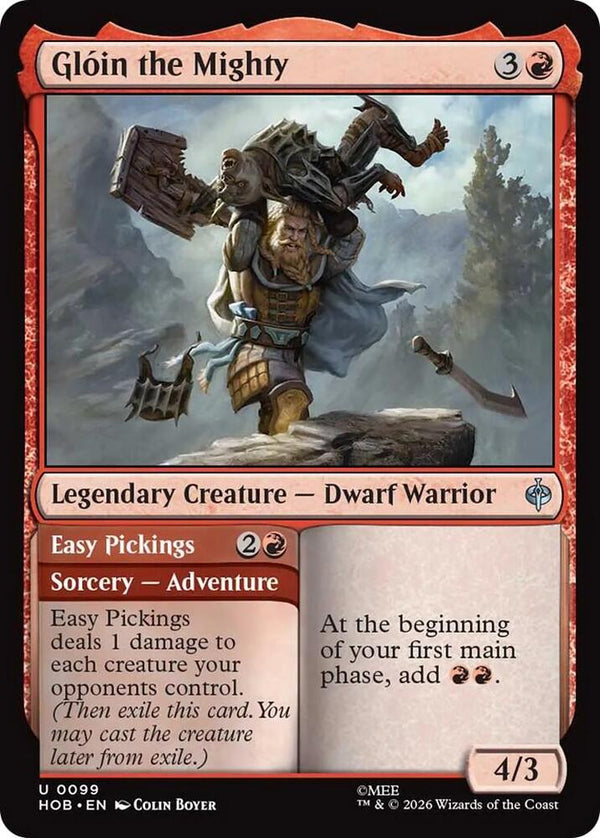 Gloin the Mighty - Magic: The Gathering