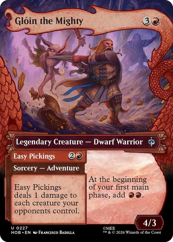 Gloin the Mighty (Showcase) - Magic: The Gathering