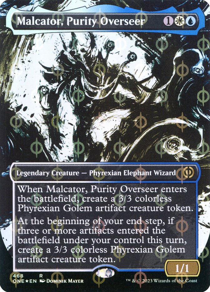 Malcator, Purity Overseer (Showcase) (Step-and-Compleat Foil)