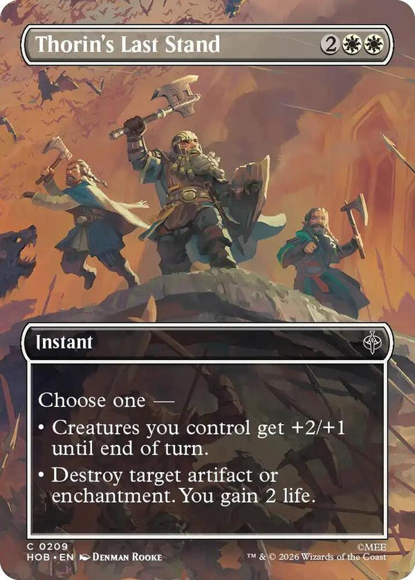 Thorin's Last Stand (Borderless) - Magic: The Gathering