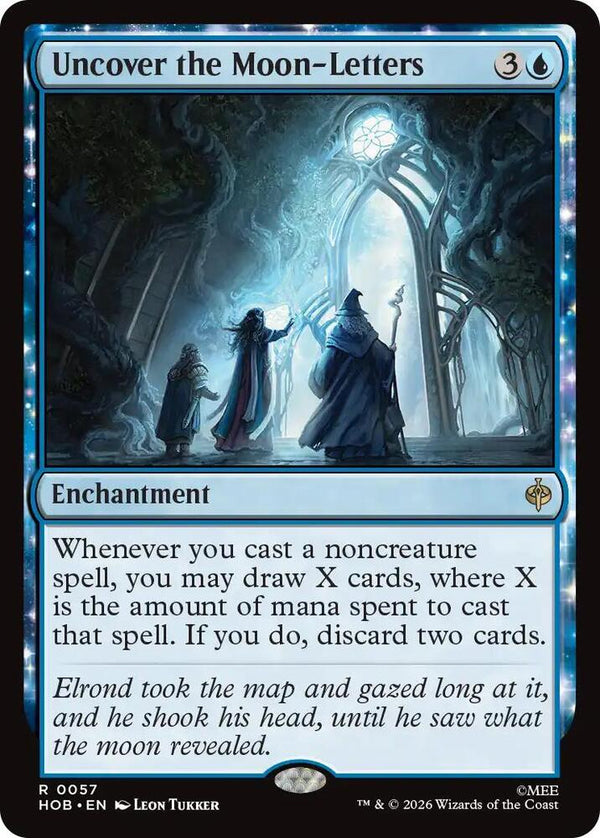 Uncover the Moon-Letters - Magic: The Gathering