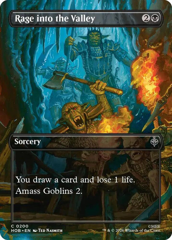 Rage into the Valley (Borderless) - Magic: The Gathering