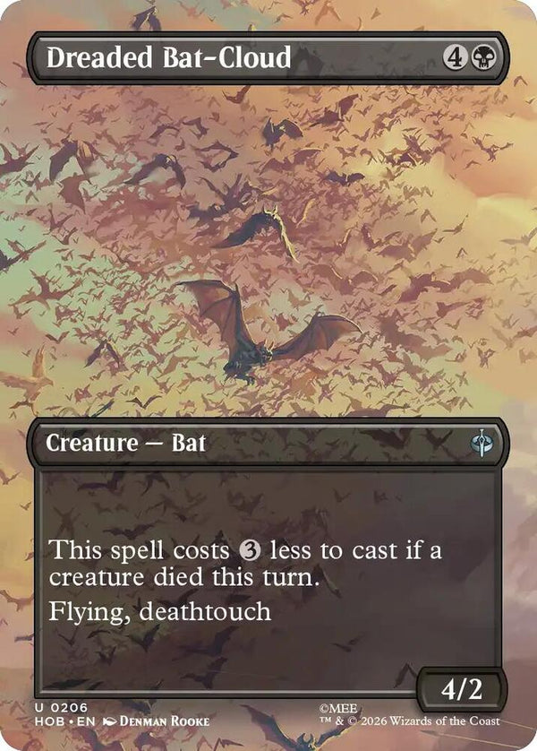 Dreaded Bat-Cloud (Borderless) - Magic: The Gathering