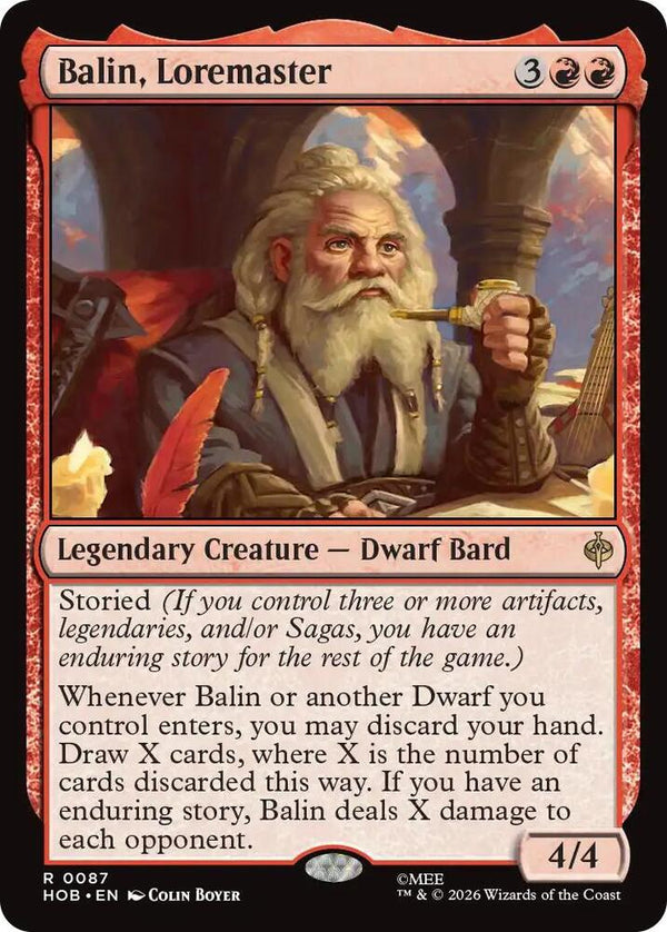 Balin, Loremaster - Magic: The Gathering