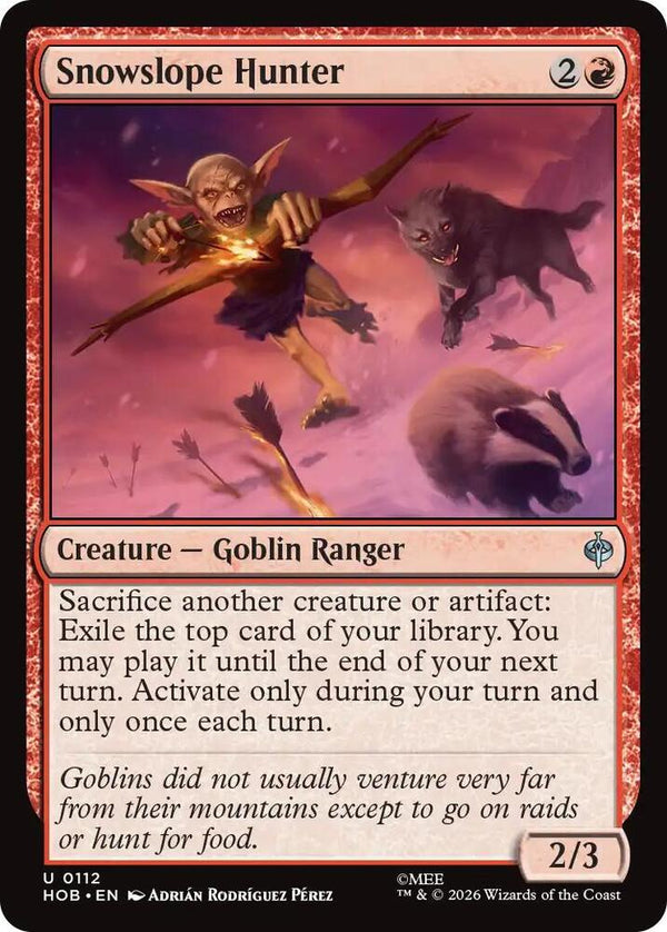 Snowslope Hunter - Magic: The Gathering