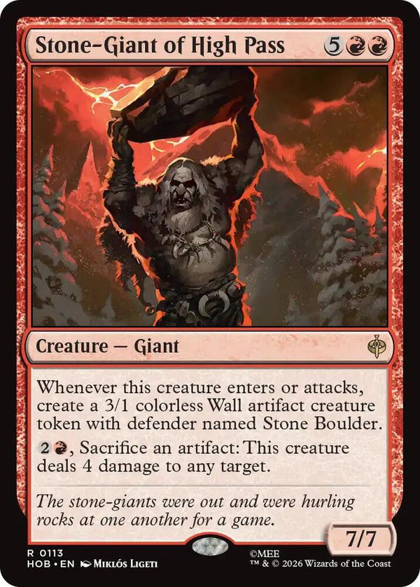 Stone-Giant of High Pass - Magic: The Gathering