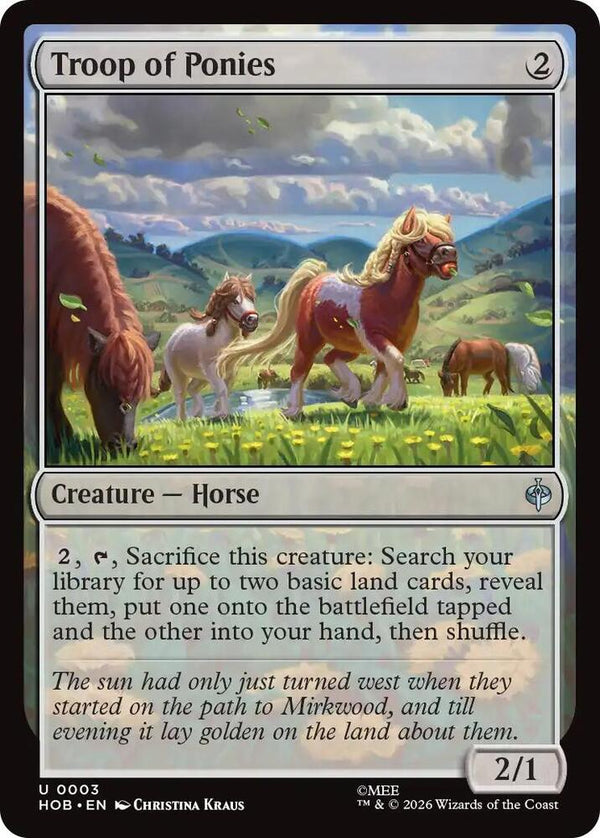 Troop of Ponies - Magic: The Gathering