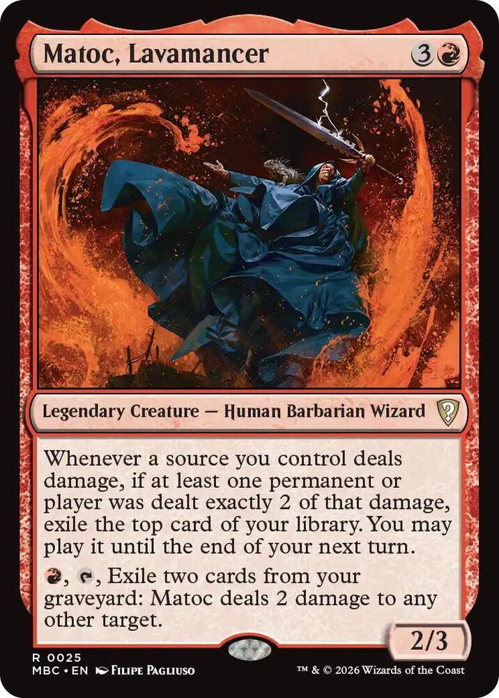 Matoc, Lavamancer