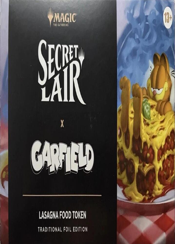 Secret Lair Drop: Secret Lair x Garfield - Lasagna Food Token - Traditional Foil Edition