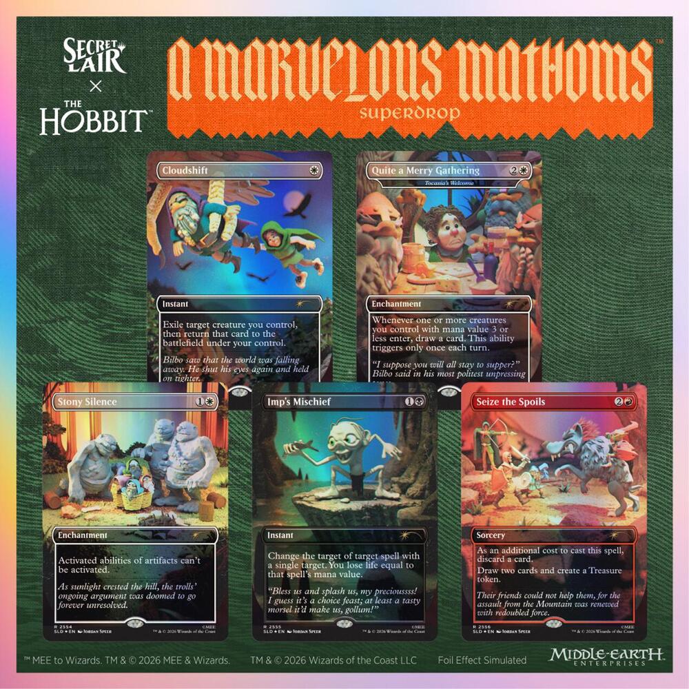 Secret Lair Drop: Secret Lair x The Hobbit: Over the Edge of the Wild - Traditional Foil Edition