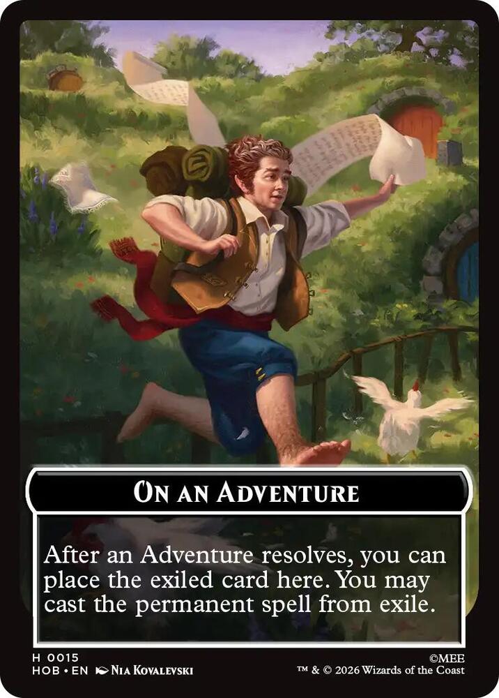 On an Adventure // Enduring Story Double Sided Token
