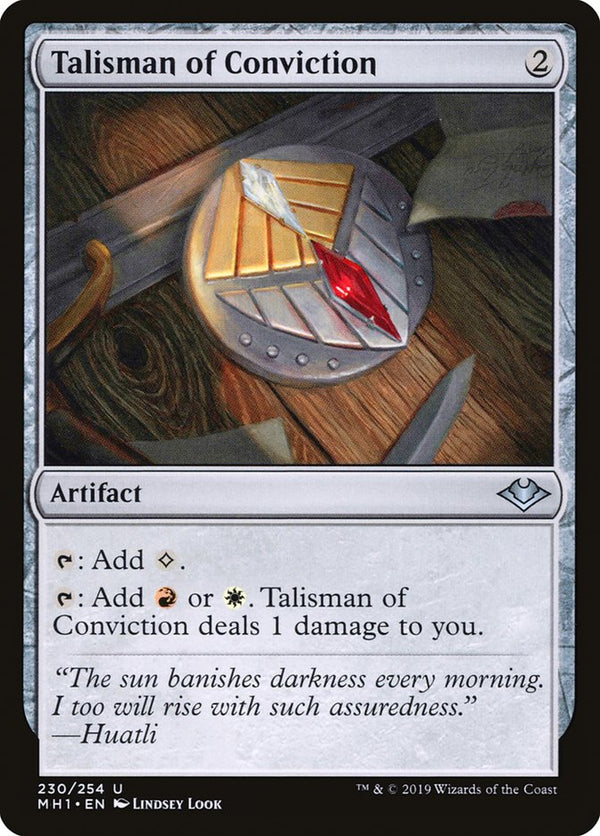 Talisman of Conviction - Magic: The Gathering