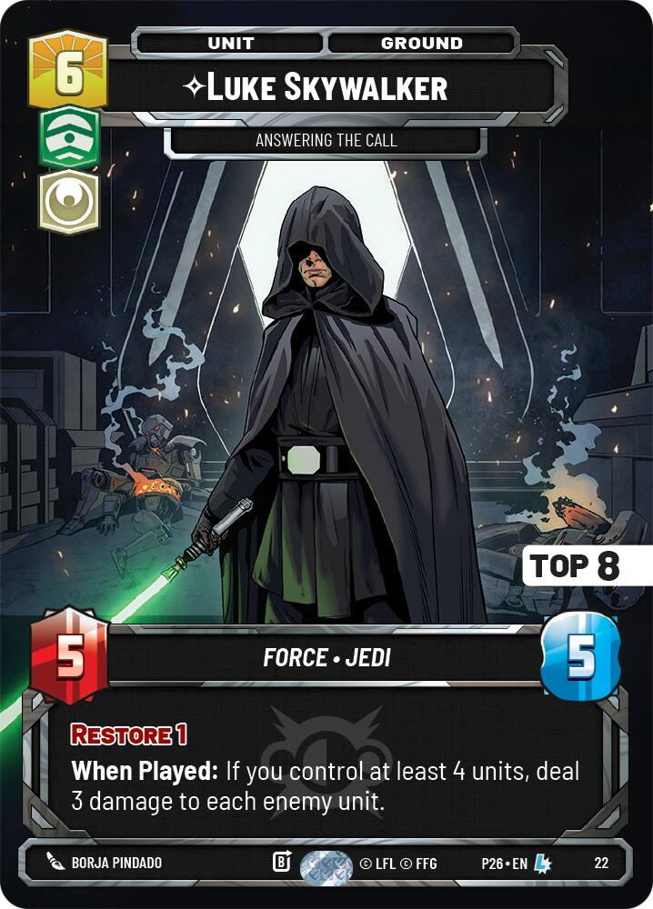 Luke Skywalker -  Answering the Call (Top 8)