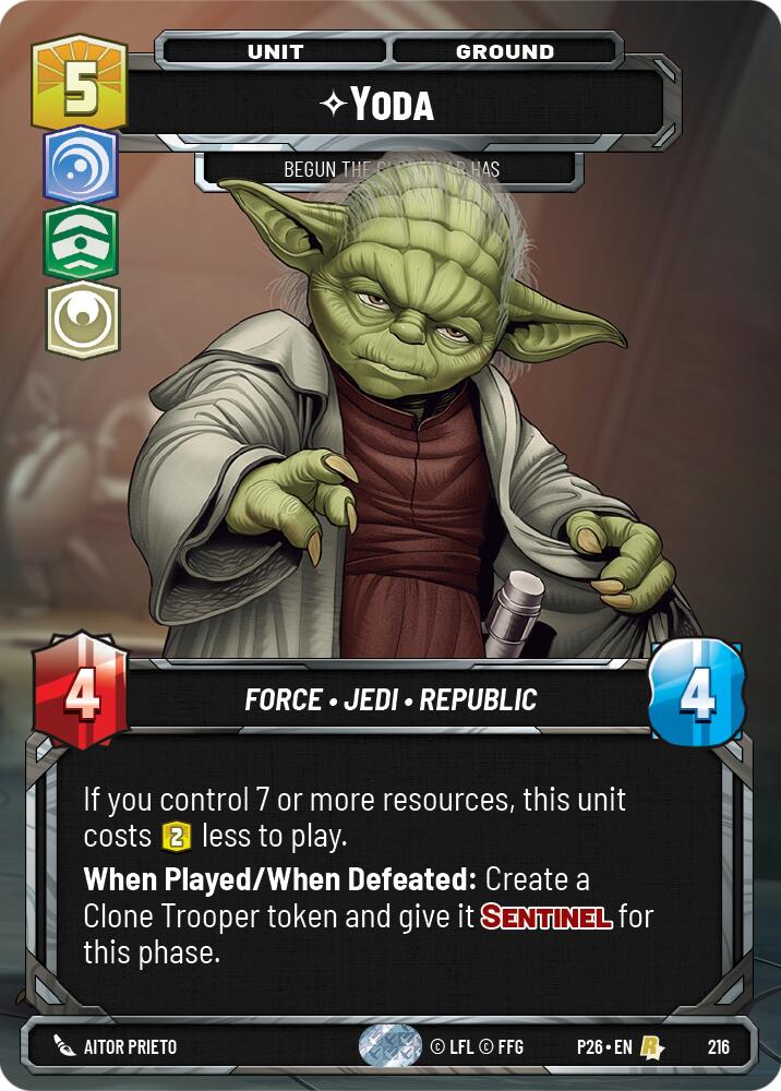 Yoda - Begun, the Clone War Has (Foil)