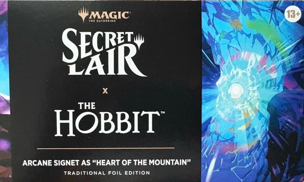 Secret Lair Drop: Secret Lair x The Hobbit - Arcane Signet As "Heat of the Mountain"  - Traditional Foil Edition