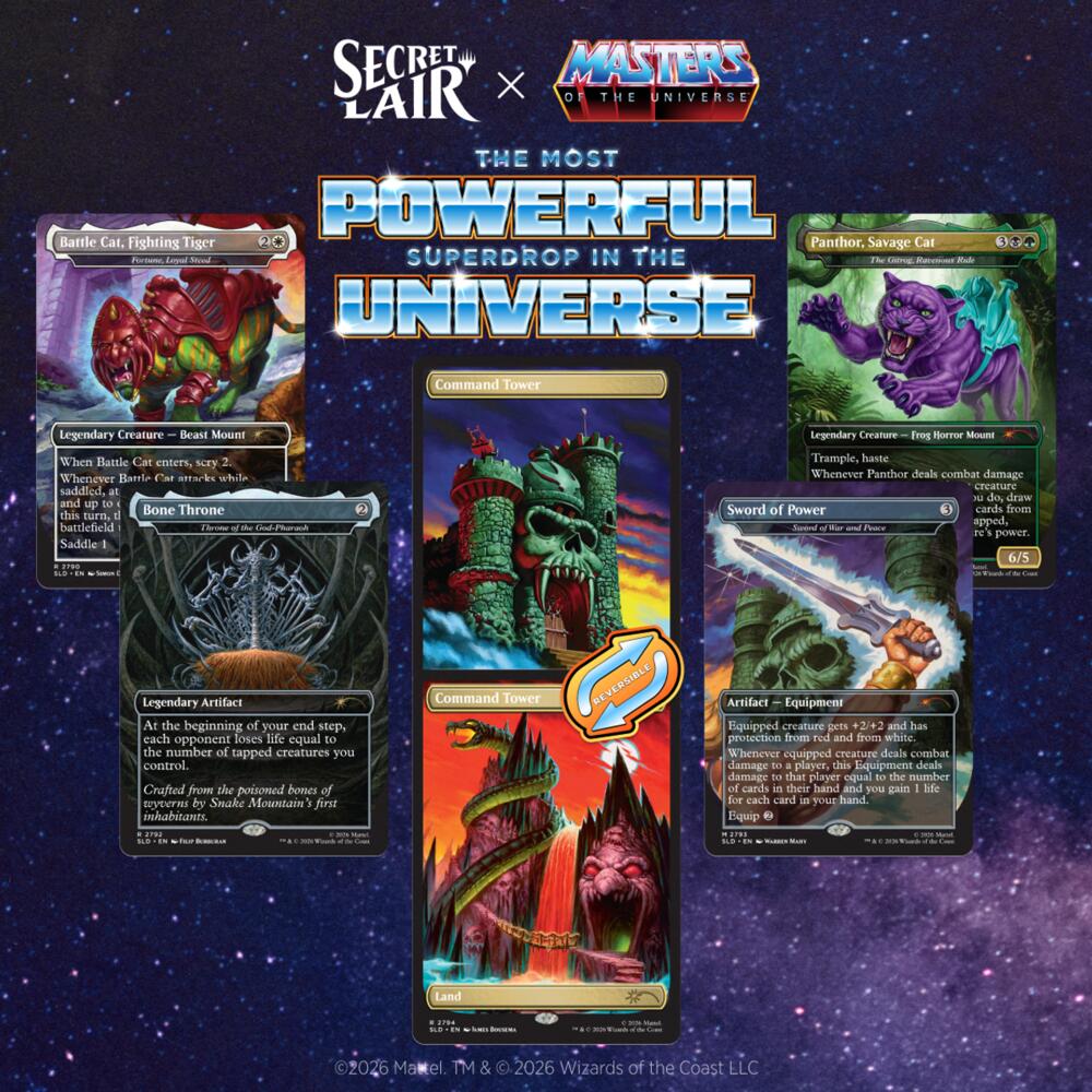 Secret Lair Drop: Secret Lair x Masters of the Universe: Sold Separately - Non-Foil Edition