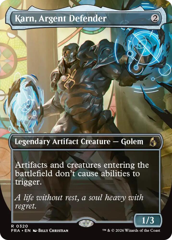 Karn, Argent Defender (Borderless)
