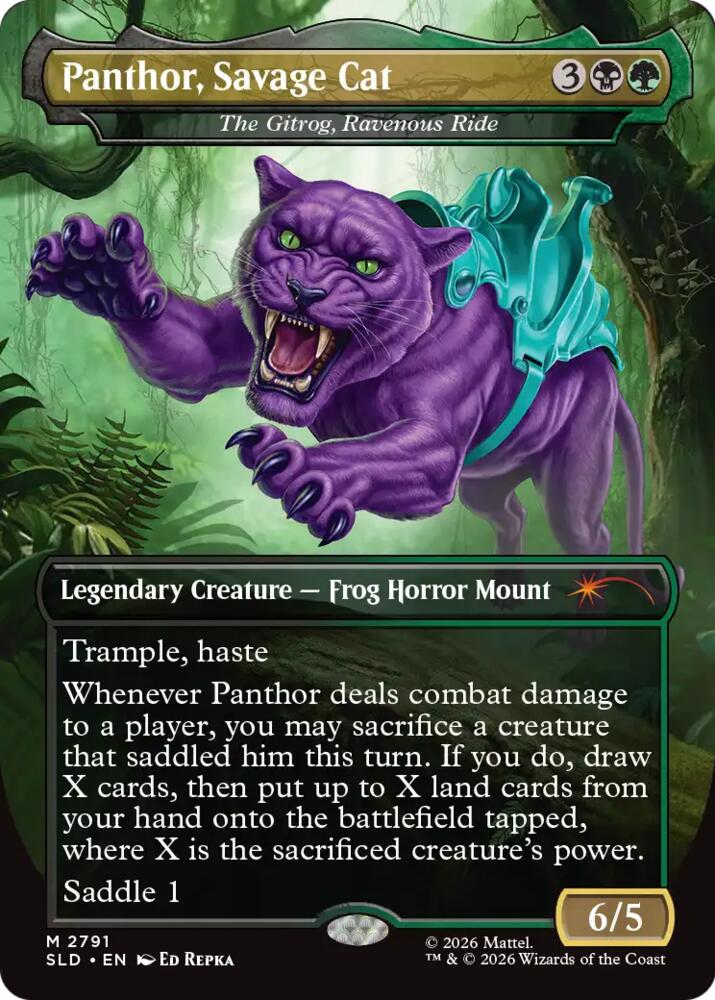 Panthor, Savage Cat - The Gitrog, Ravenous Ride