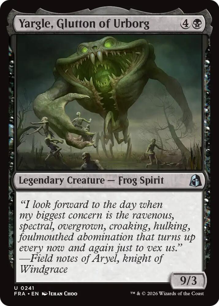 Yargle, Glutton of Urborg