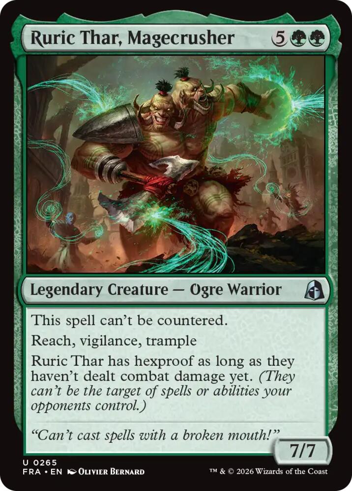 Ruric Thar, Magecrusher