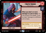 Darth Sidious - There Is No Mercy (HMW 11/272) - Star Wars Unlimited