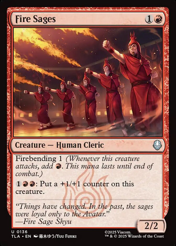 Fire Sages - Magic: The Gathering