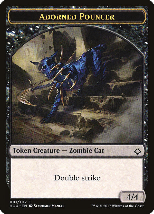 Adorned Pouncer Token - Magic: The Gathering