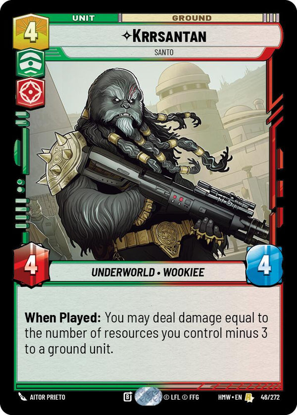 Krrsantan - Santo (HMW 46/272) - Star Wars Unlimited