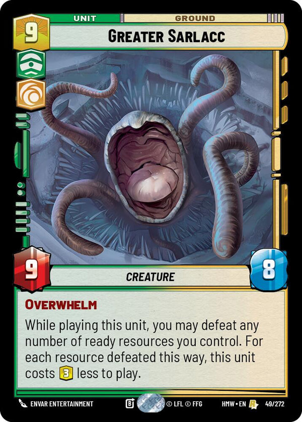 Greater Sarlacc (HMW 49/272) - Star Wars Unlimited