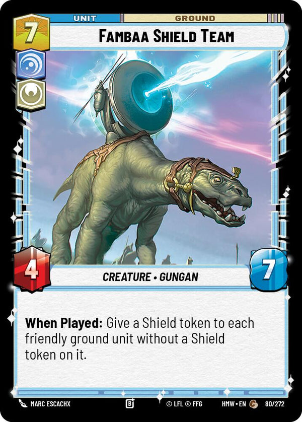 Fambaa Shield Team (HMW 80/272) - Star Wars Unlimited
