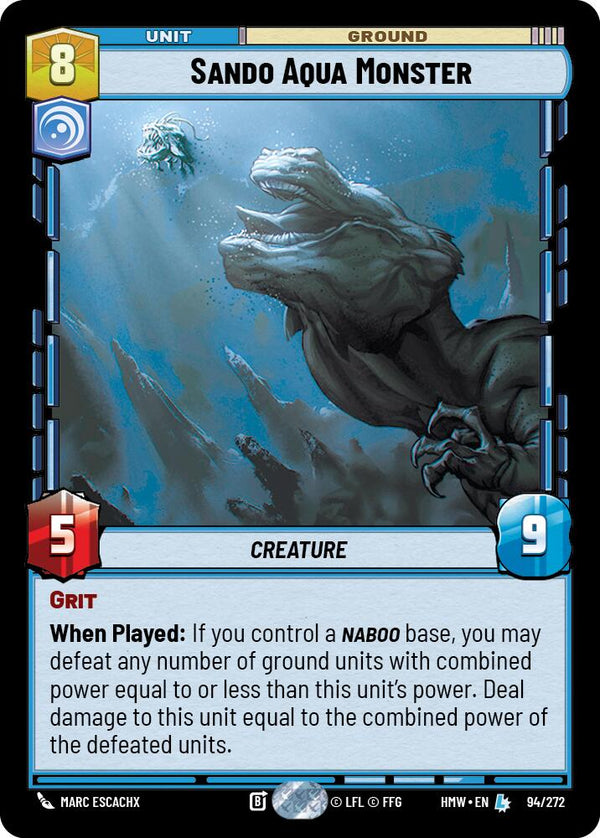 Sando Aqua Monster (HMW 94/272) - Star Wars Unlimited