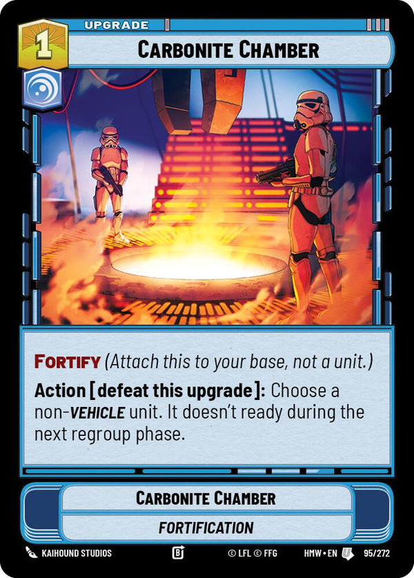 Carbonite Chamber (HMW 95/272) - Star Wars Unlimited