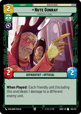 Nute Gunray - Perfectly Legal (HMW 105/272) - Star Wars Unlimited