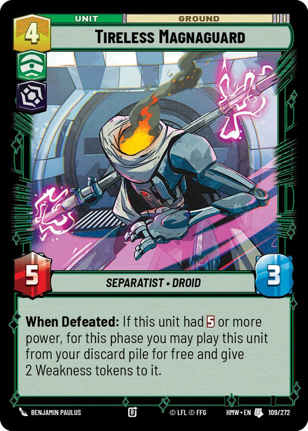 Tireless Magnaguard (HMW 109/272) - Star Wars Unlimited