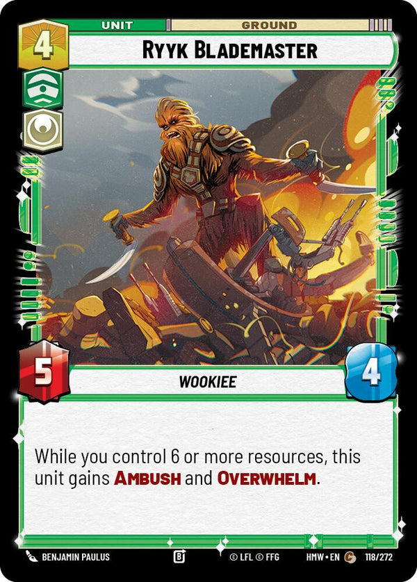 Ryyk Blademaster (HMW 118/272) - Star Wars Unlimited