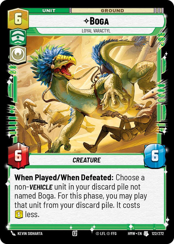 Boga - Loyal Varactyl (HMW 122/272) - Star Wars Unlimited