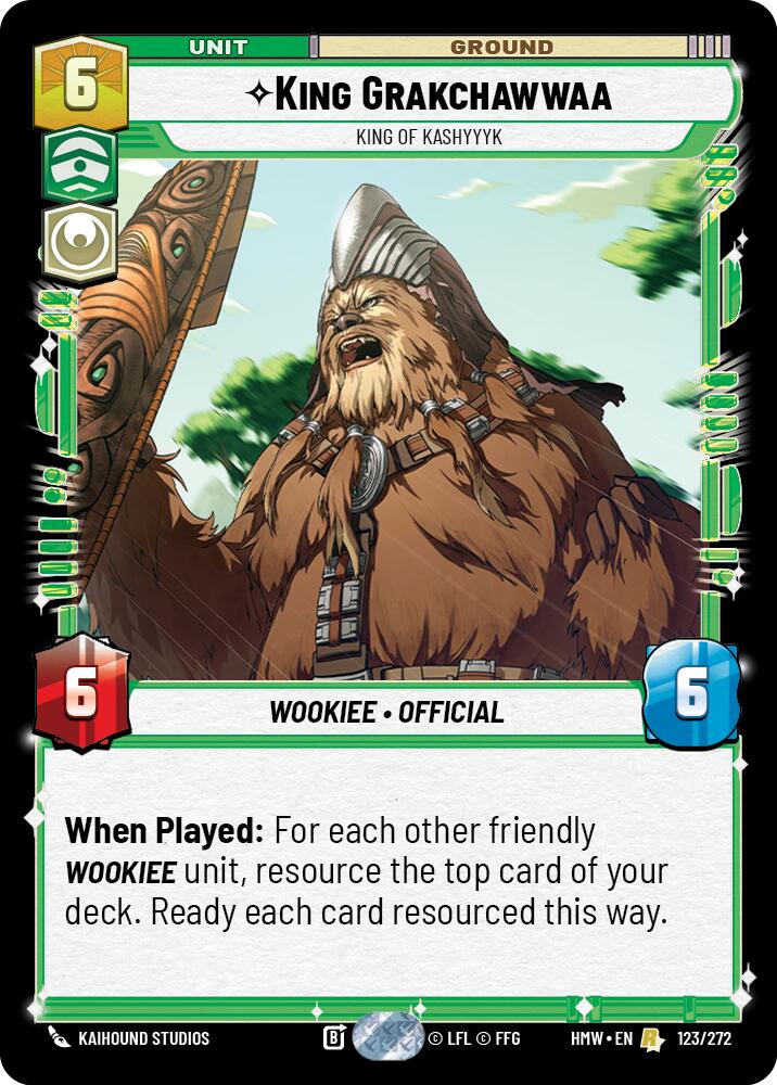 King Grakchawwaa - King of Kashyyyk