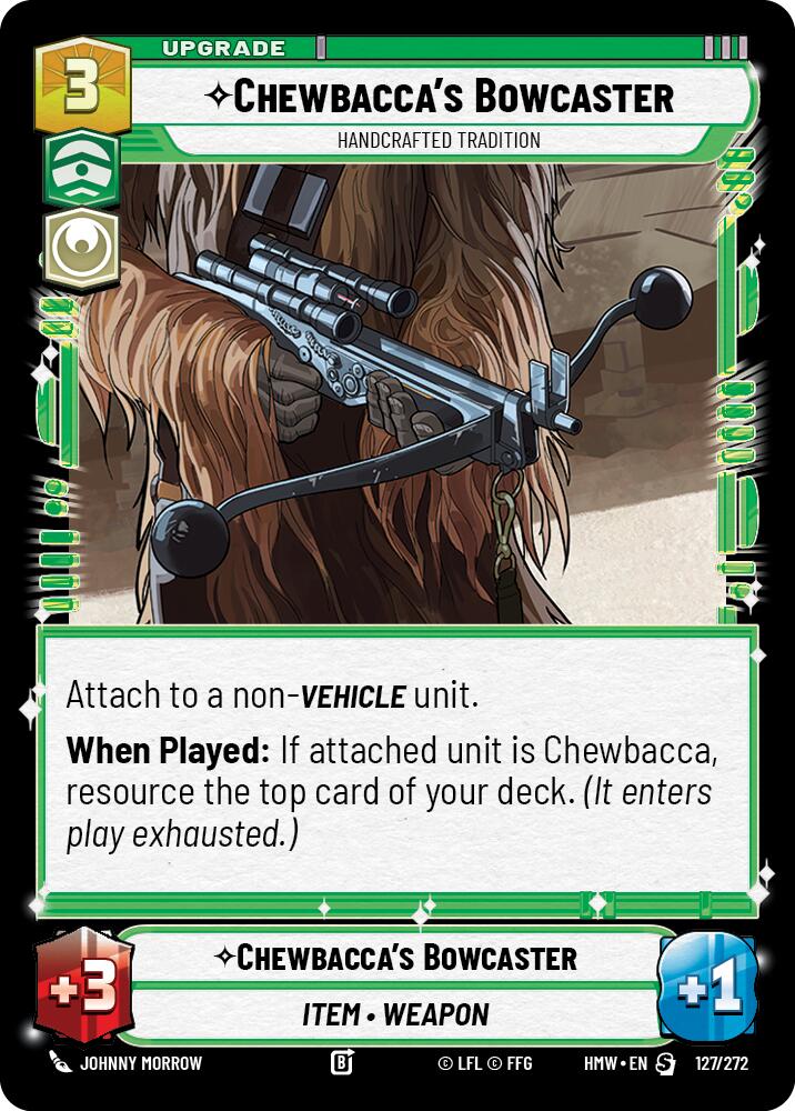 Chewbacca's Bowcaster - Handcrafted Tradition